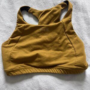 FLEO High Neck Sports Bra Olive Green Women’s Medium